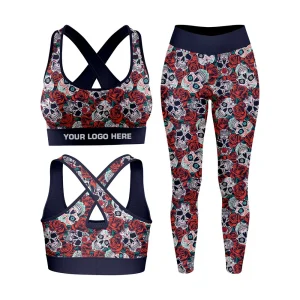 Rib Lycra Legging, Bra SET